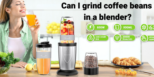 Can I grind coffee beans in a blender?