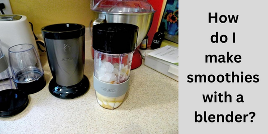 How do I make smoothies with a blender?