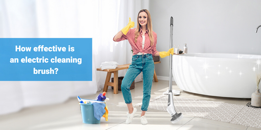 How effective is an electric cleaning brush?
