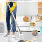 Electric Spin Scrubber, Airpher 10 in 1 Cordless Cleaning Brush IPX8 with 9 Replaceable Brush Heads and 4 Section Removable Rod
