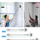 Electric Spin Scrubber, Airpher 10 in 1 Cordless Cleaning Brush IPX8 with 9 Replaceable Brush Heads and 4 Section Removable Rod